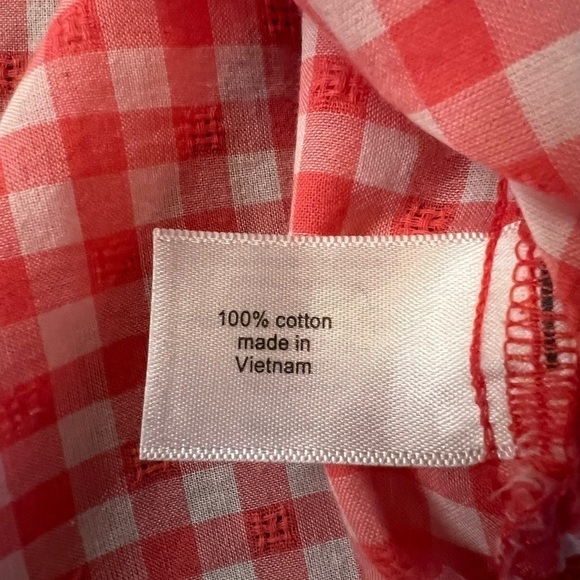 LANE BRYANT WOMENS PINKISH CHECKERED BUTTONED DOWN SHIRT SIZE 20 - Picture 6 of 9